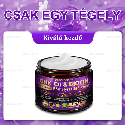 Magyarországon gyártva és szállítva ✨ 𝐆𝐎𝐋𝐃𝐊𝐈𝐒𝐒® 𝐆𝐇𝐊-𝐂𝐮 & 𝐁𝐈𝐎𝐓𝐈𝐍 𝟏𝟎-𝐢𝐧-𝟏 Bőrmegújító Krém ⚡