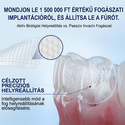 🇭🇺🦷 Mondj búcsút az érzékenységnek és kellemetlenségeknek! 𝐂𝐨𝐚𝐮𝐨𝐨® Tideglusib szájcsíkok – gyors regenerálás a fogaknak és az ínynek 😊